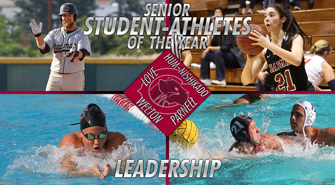 Senior student-athletes of the year and leadership award winners.