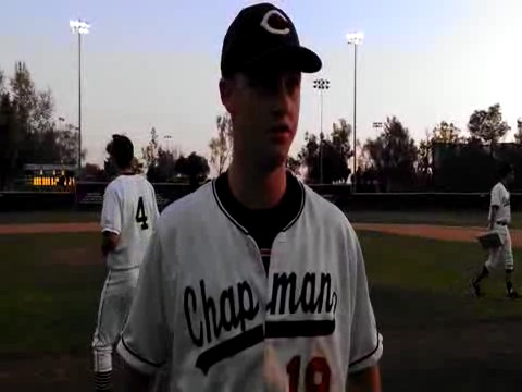 Greg Dillon postgame interview (Claremont)