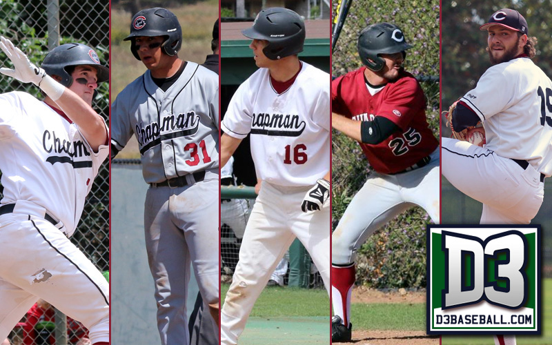 (from left) Matty Gandy, Andrew Carbajal, Mark Saatzer, Connor Battaglia, Travis McGee (Larry Newman Photography)