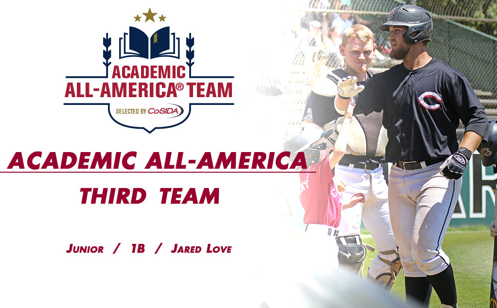 Love honored as Academic All-American