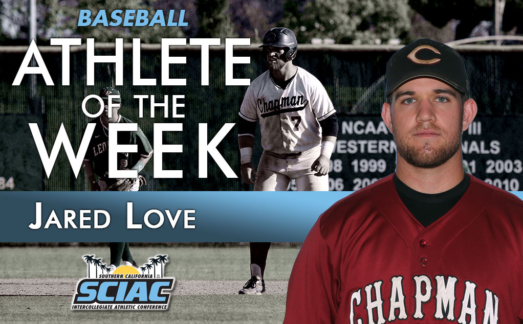 Power of Love earns SCIAC Athlete of the Week honors