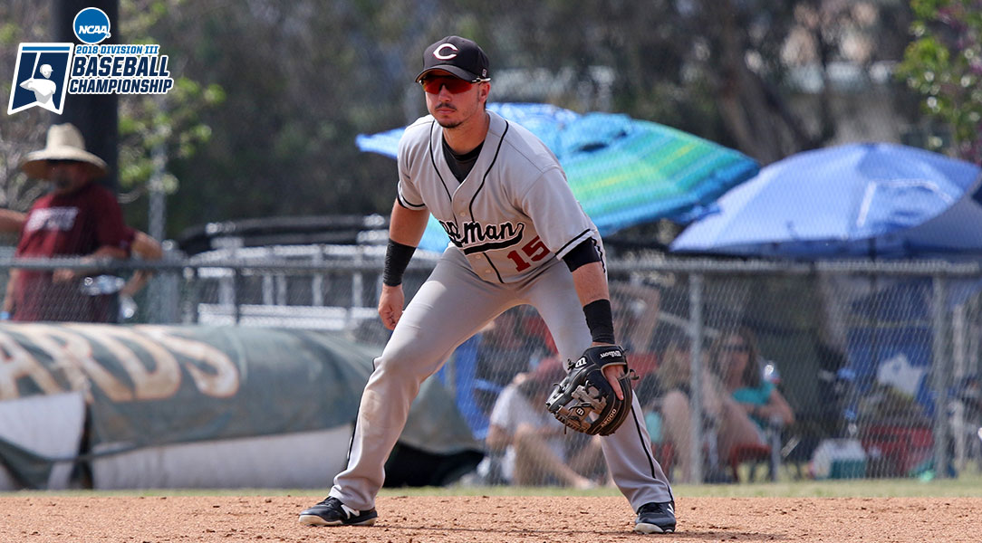 Gavin Blodgett prepares for a ground ball at third base.