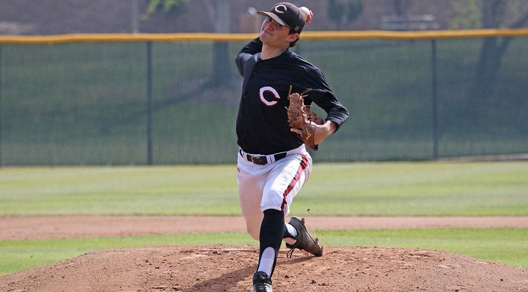 Matt Mogollon winds up for the pitch.