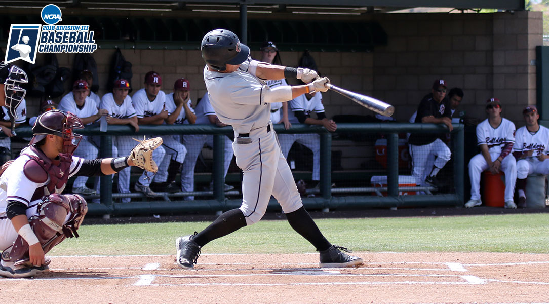 Alex Tsuruda hits the ball.