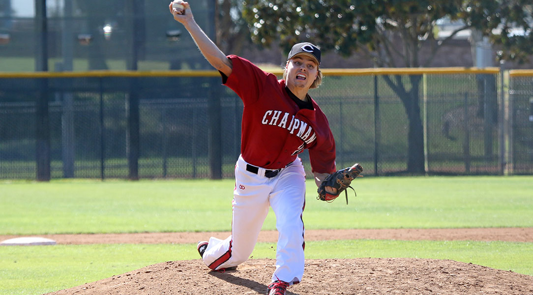 Mason Collins delivers a pitch.