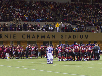 Chapman Football Game Notes (10/30/10)