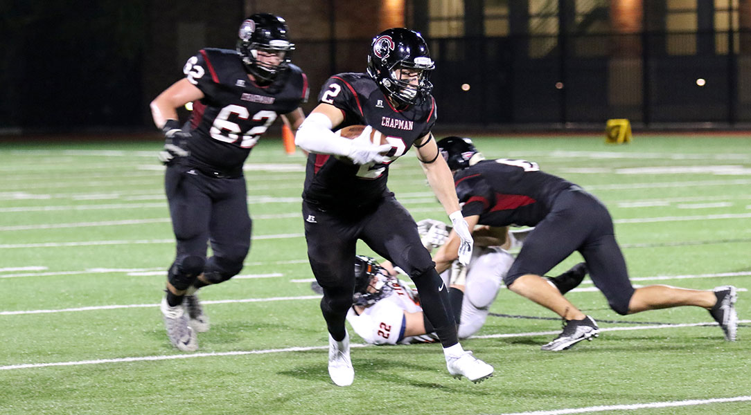 Trevor Vill runs the ball.