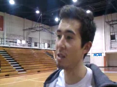 Brandon Lin postgame interview (Redlands)