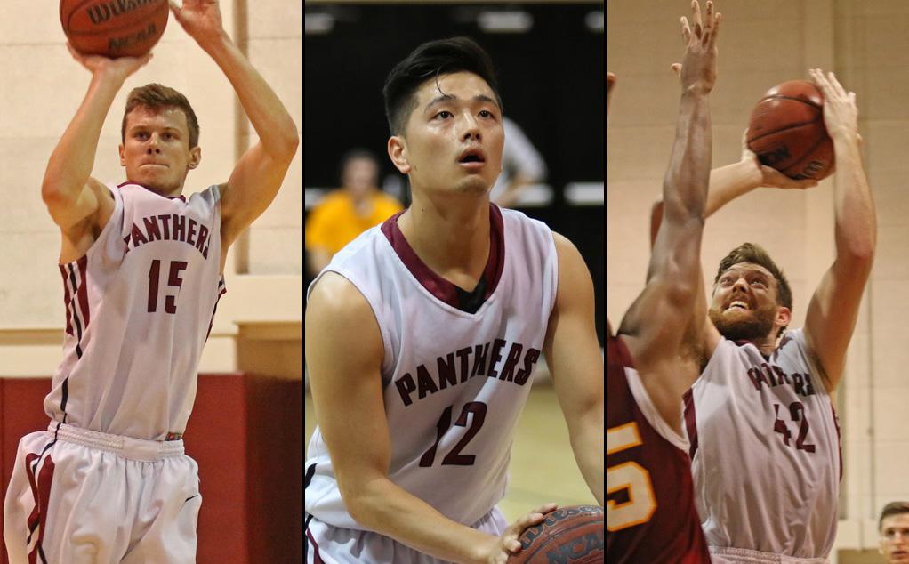(from left) Colin Zavrsnick, Taylor Hamasaki and John Joyce (Larry Newman Photography)