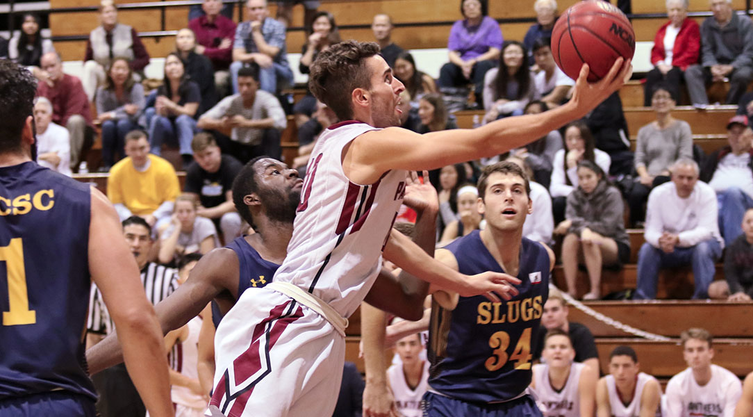 Luke Selway goes up for a layup.