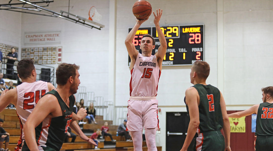 Cam Haslam goes up for a shot.