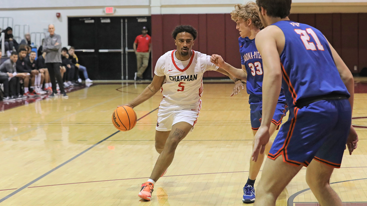 Anthony Smith drives to the hoop.