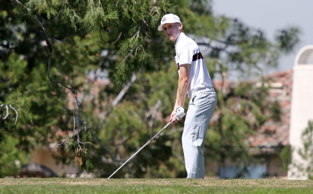Dallas Haun gets ready to hit the ball.