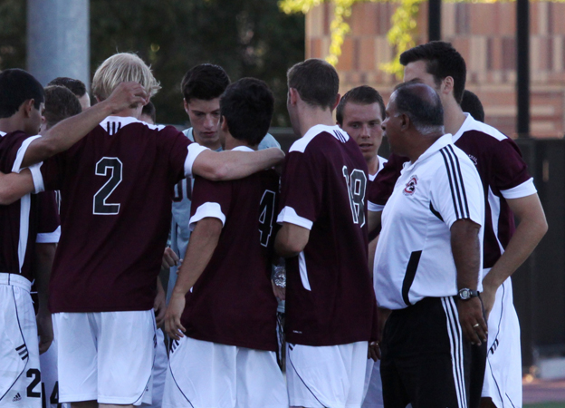 Coach Carrillo (photo by Larry Newman)