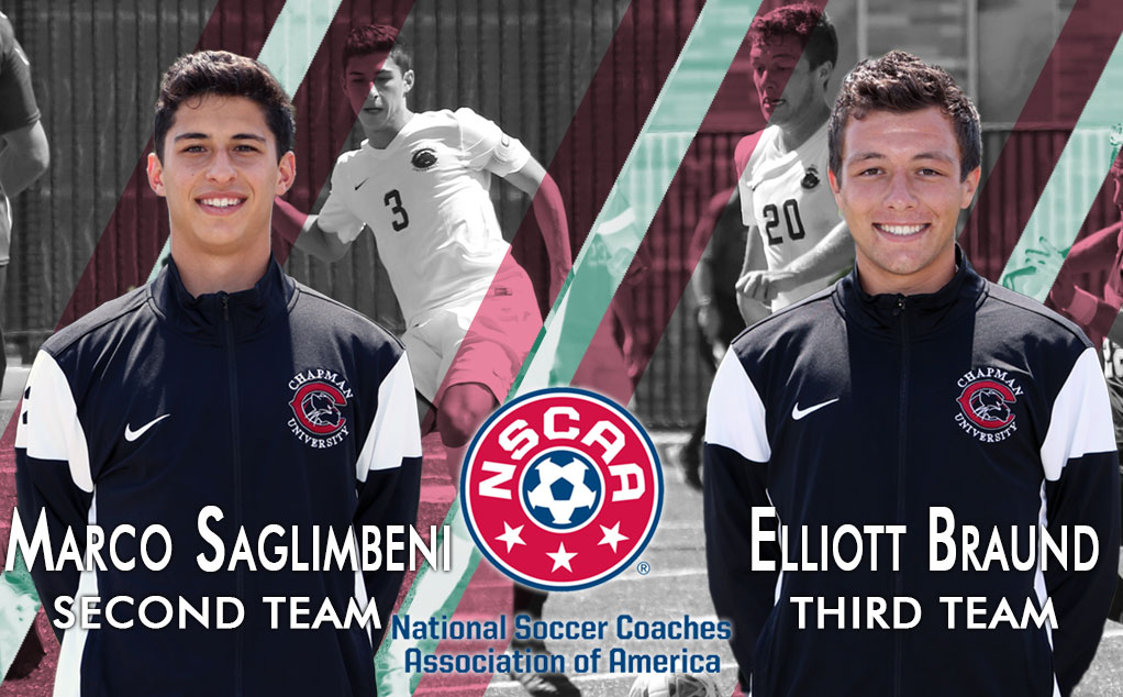 Saglimbeni, Braund selected to NSCAA All-Region team