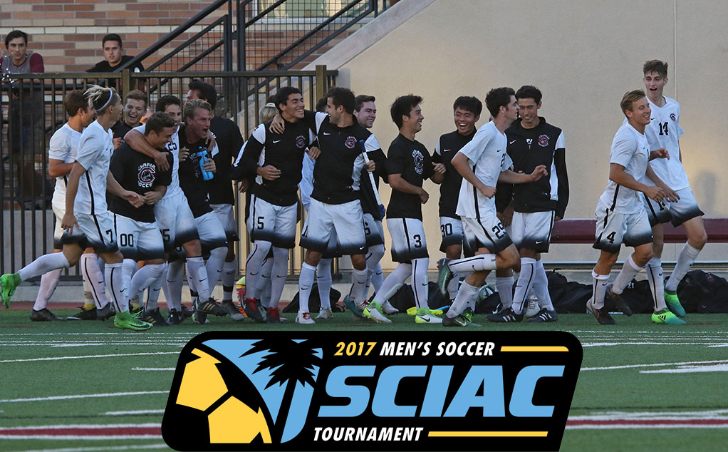 Celebrating game-winning goal (Photo by Larry Newman)