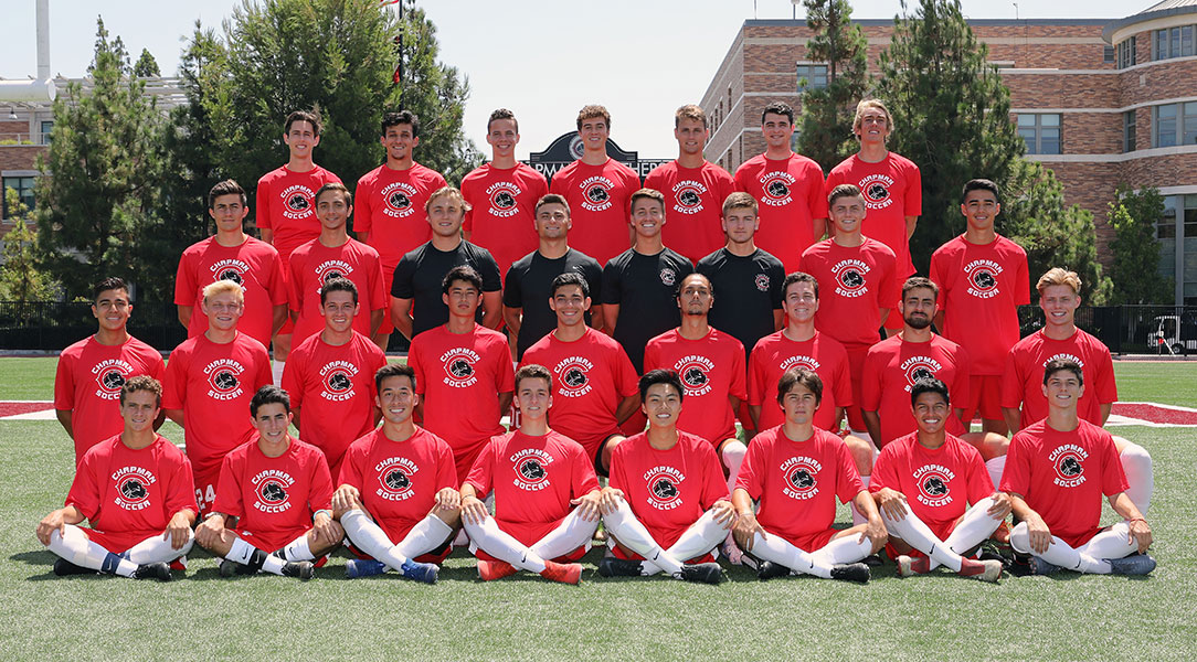The 2019 Chapman men's soccer team.