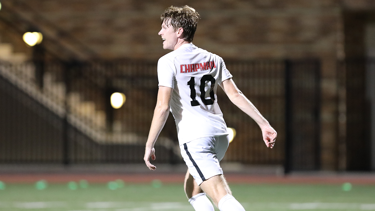 Sebastian Hertel celebrates after scoring.