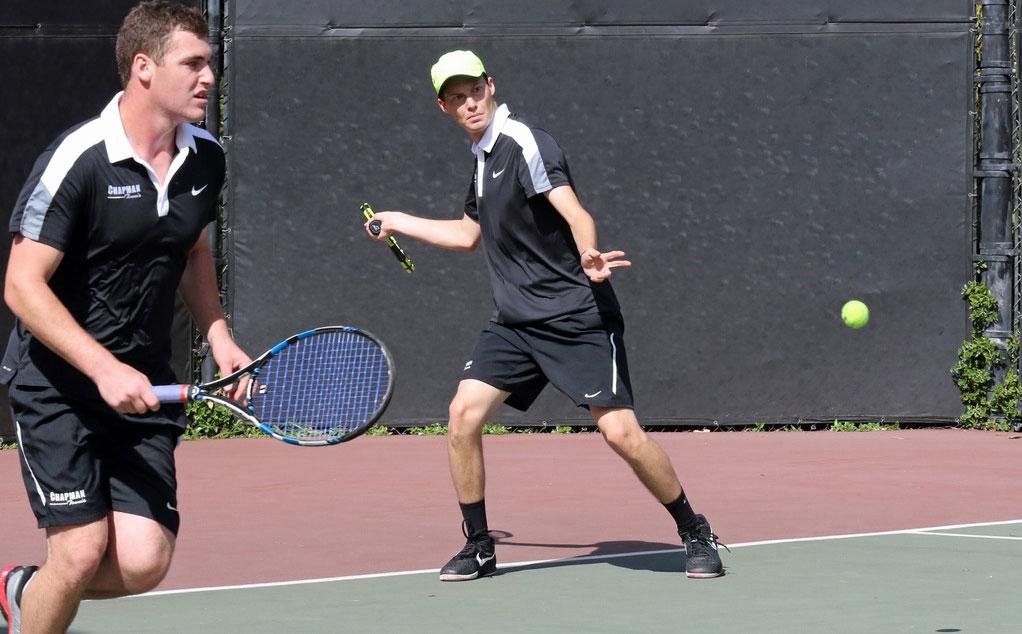 Charlie Werman and Brett Buford (photo by Larry Newman)