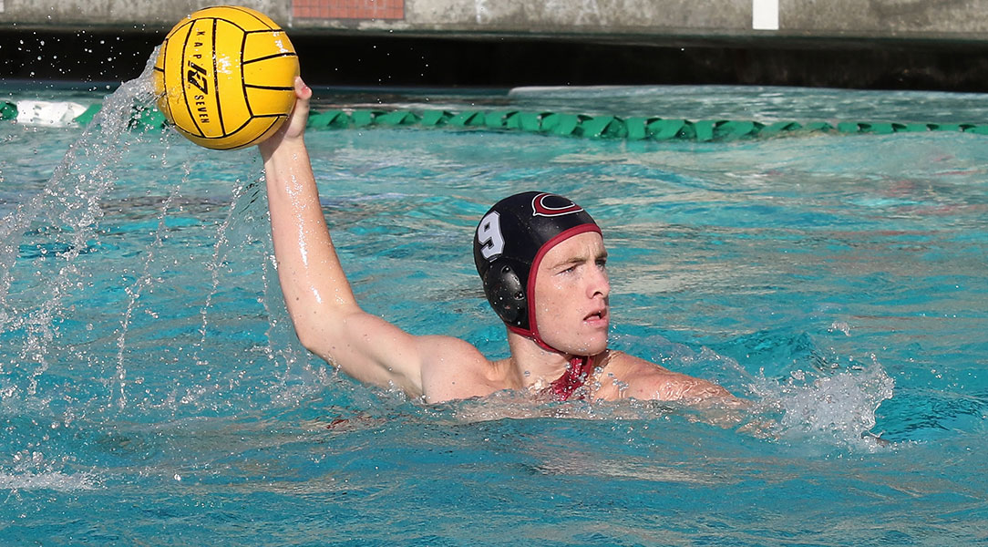 Graham Asalone looks for an open shot.