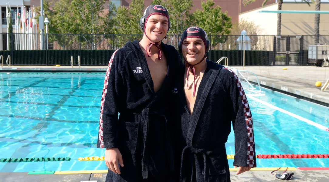 Seniors Brady Hoskins and Holt Fundament.