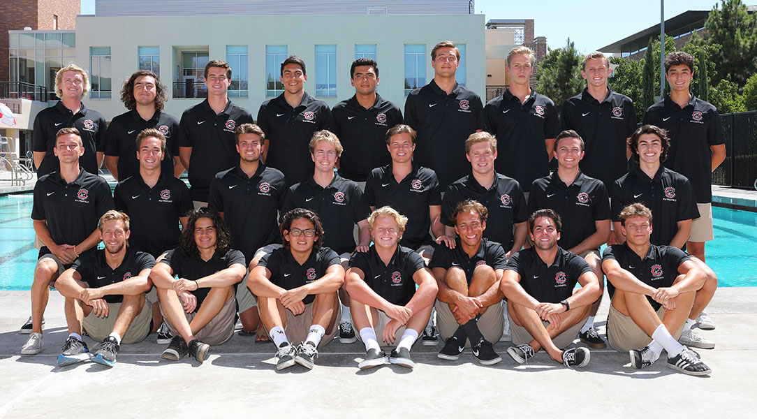The 2019 Chapman men's water polo team.