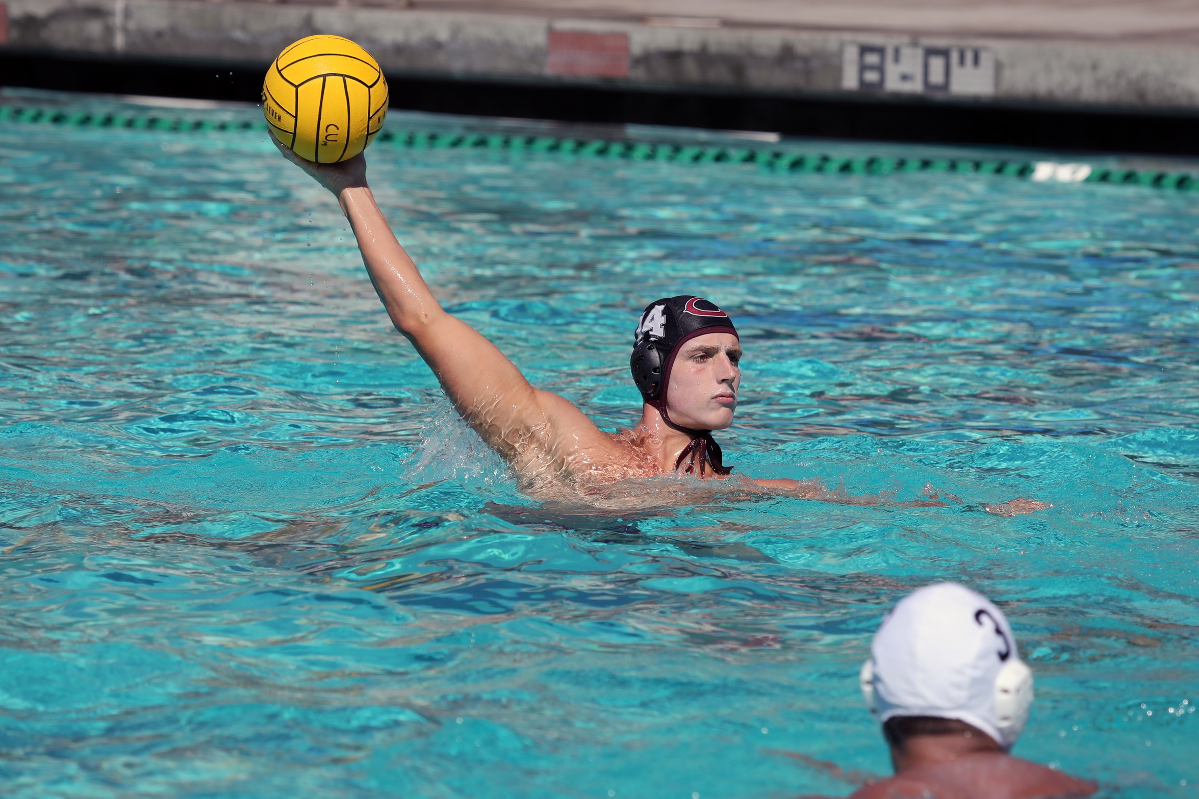 Andy Colmignoli looks to make a pass.