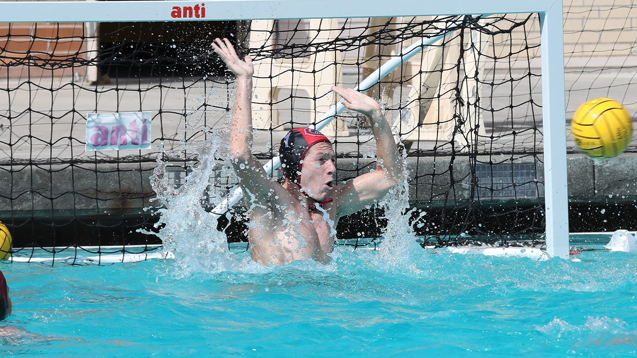 Ben Blatt saves a goal.