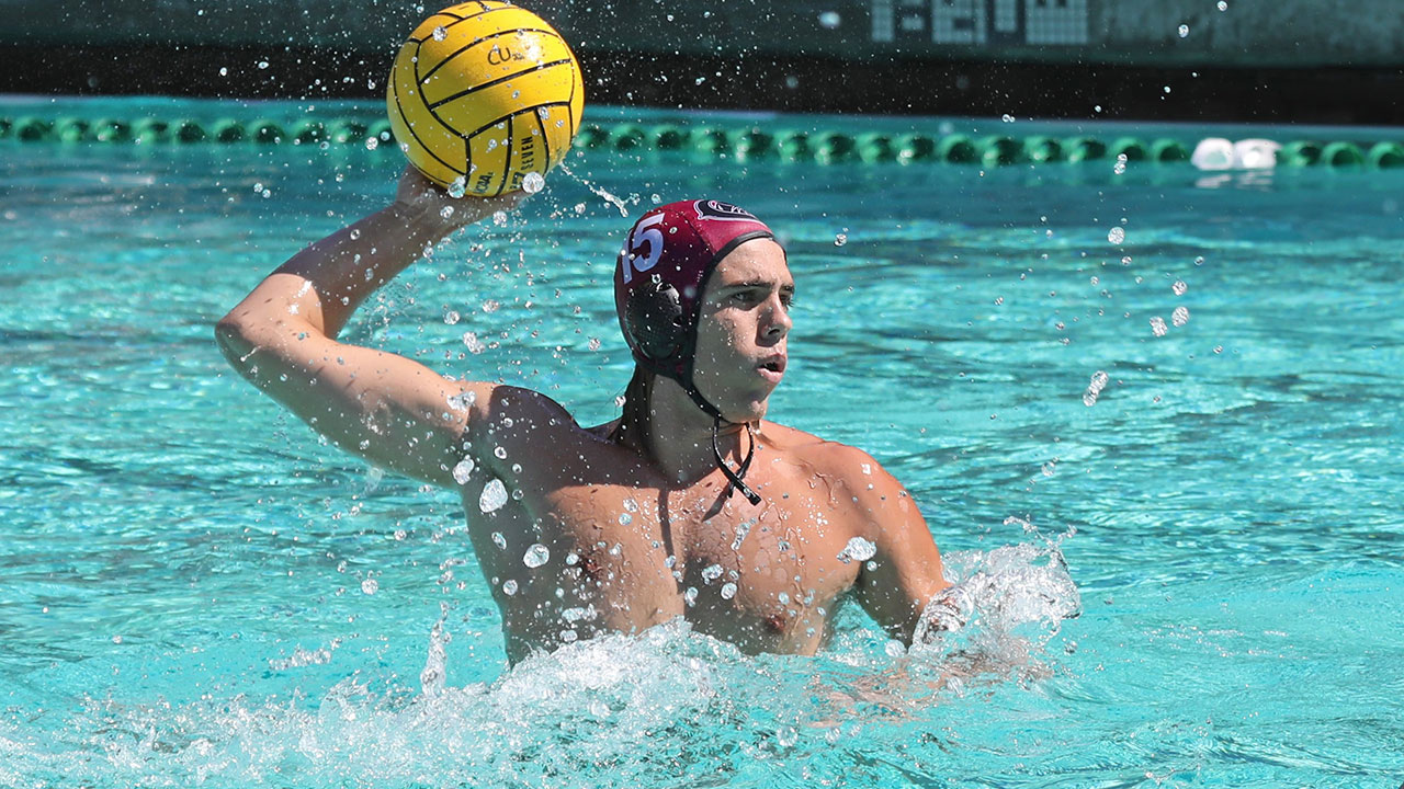 Ryan Bauman winds up to take a shot. 