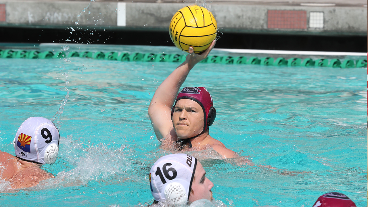 Dylan Gallegos looks to shoot the ball.