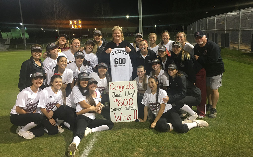 Lloyd gets 600th win with run-rule of Redlands