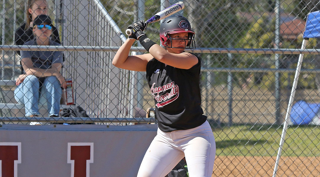 Kristen Weiser awaits a pitch.