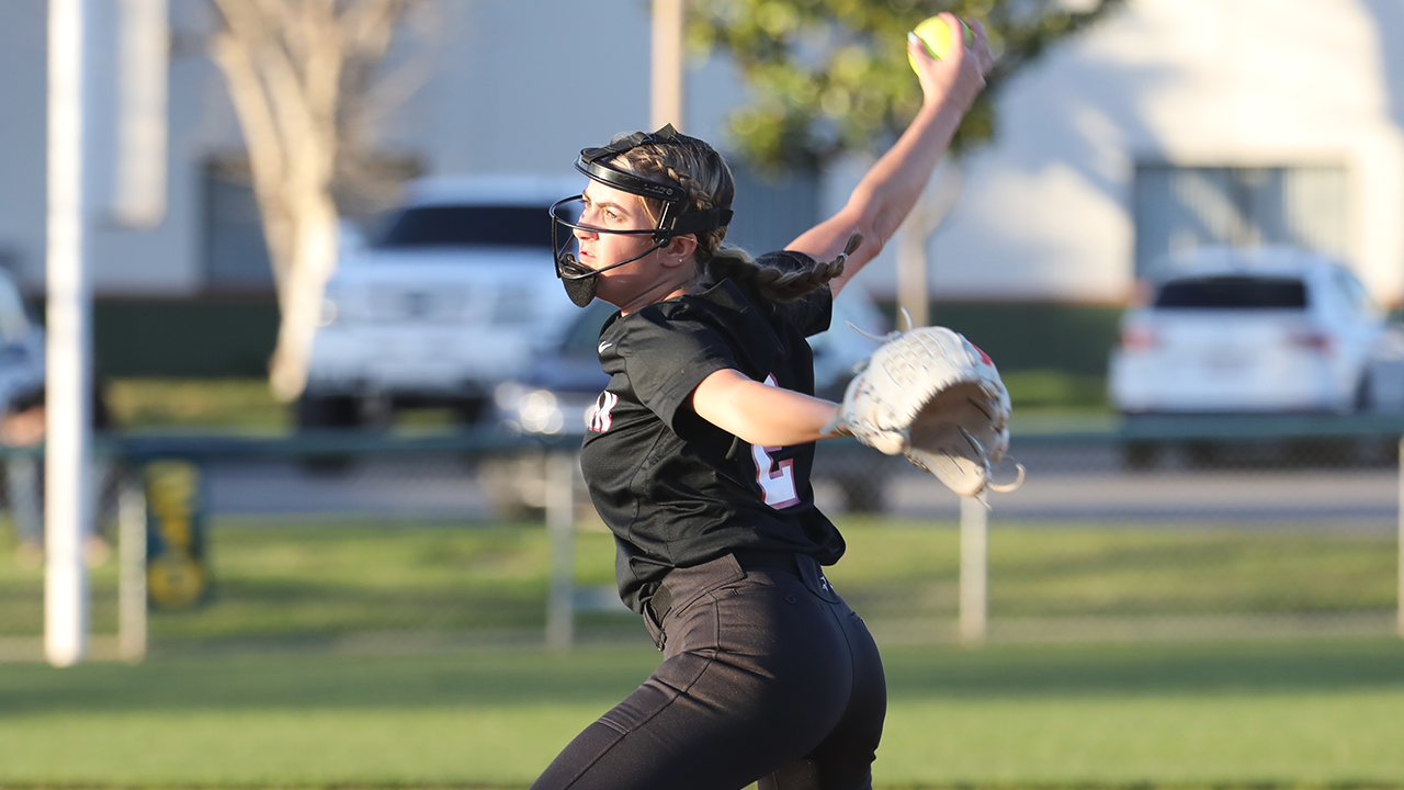 Rose Malen pitches.