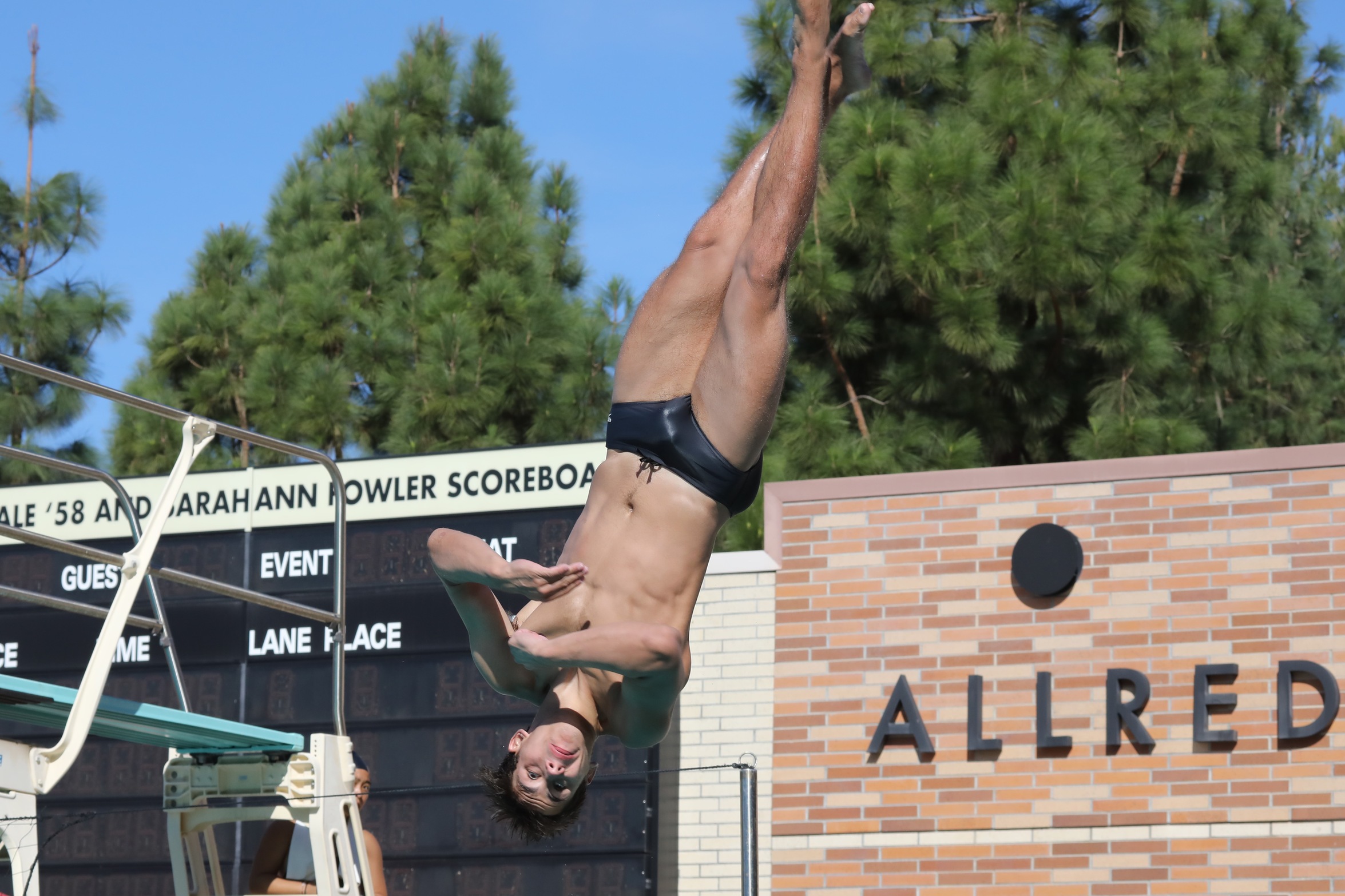 Reid Omilian dives