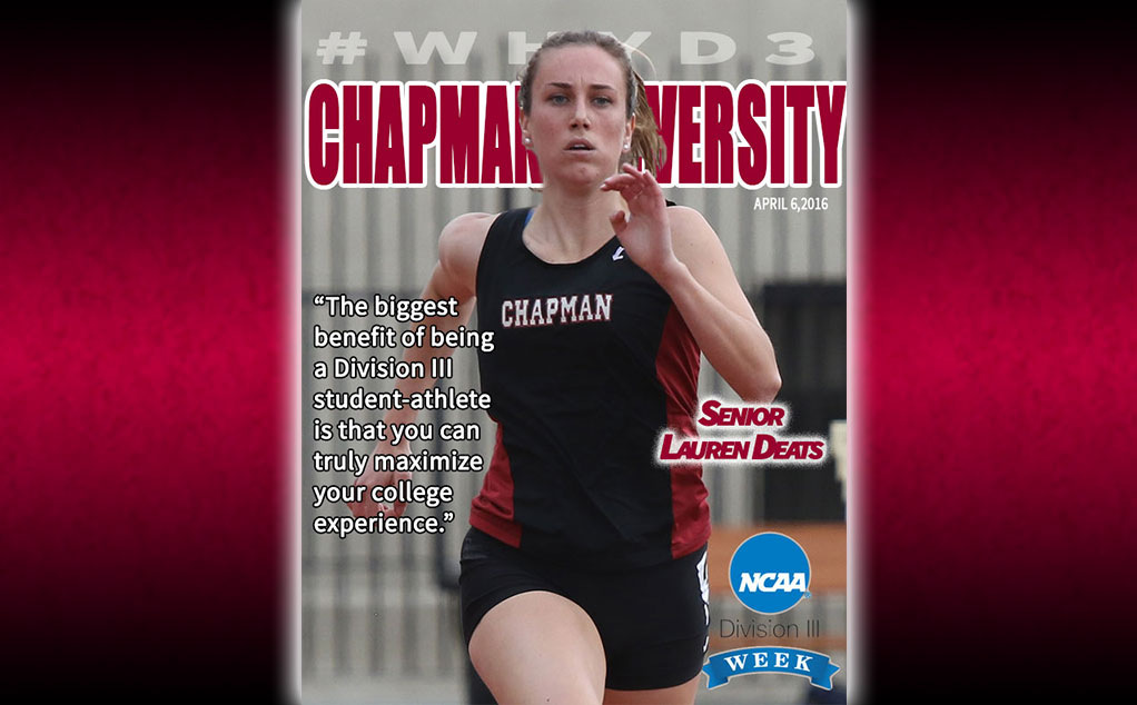 #D3week featured student-athlete: Lauren Deats, track & field