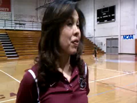 Coach Jue postgame interview (Johns Hopkins)