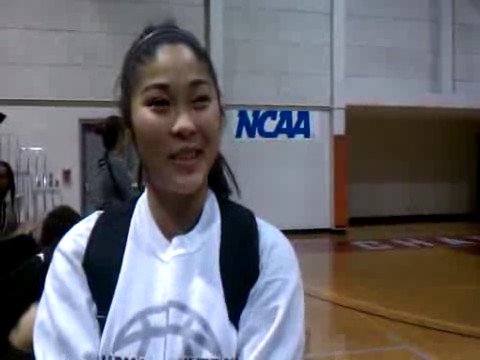 Anne Yoshimura postgame interview (Occidental)