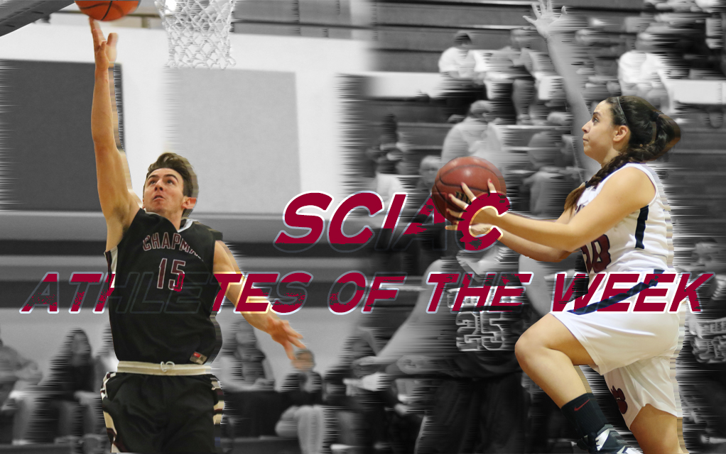 Chapman basketball sweeps SCIAC weekly awards