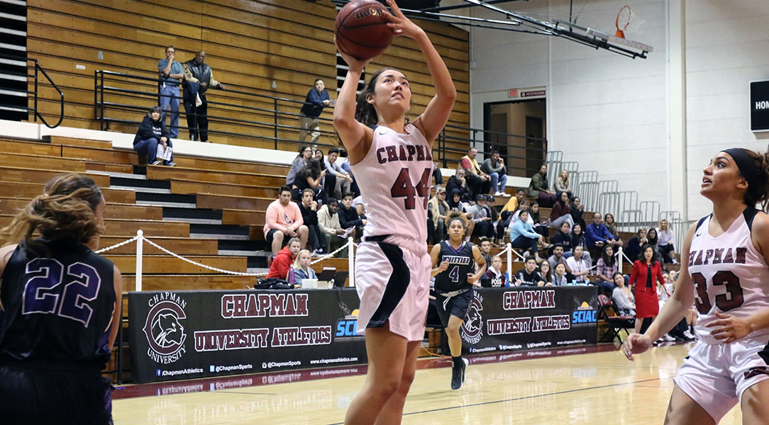 Brittany McPherson goes up for a shot.