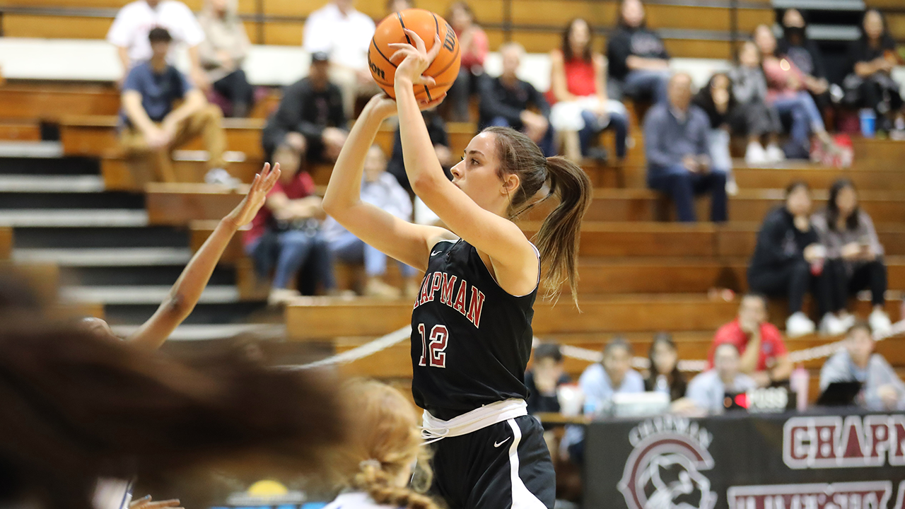 Julia Strand takes a jumper