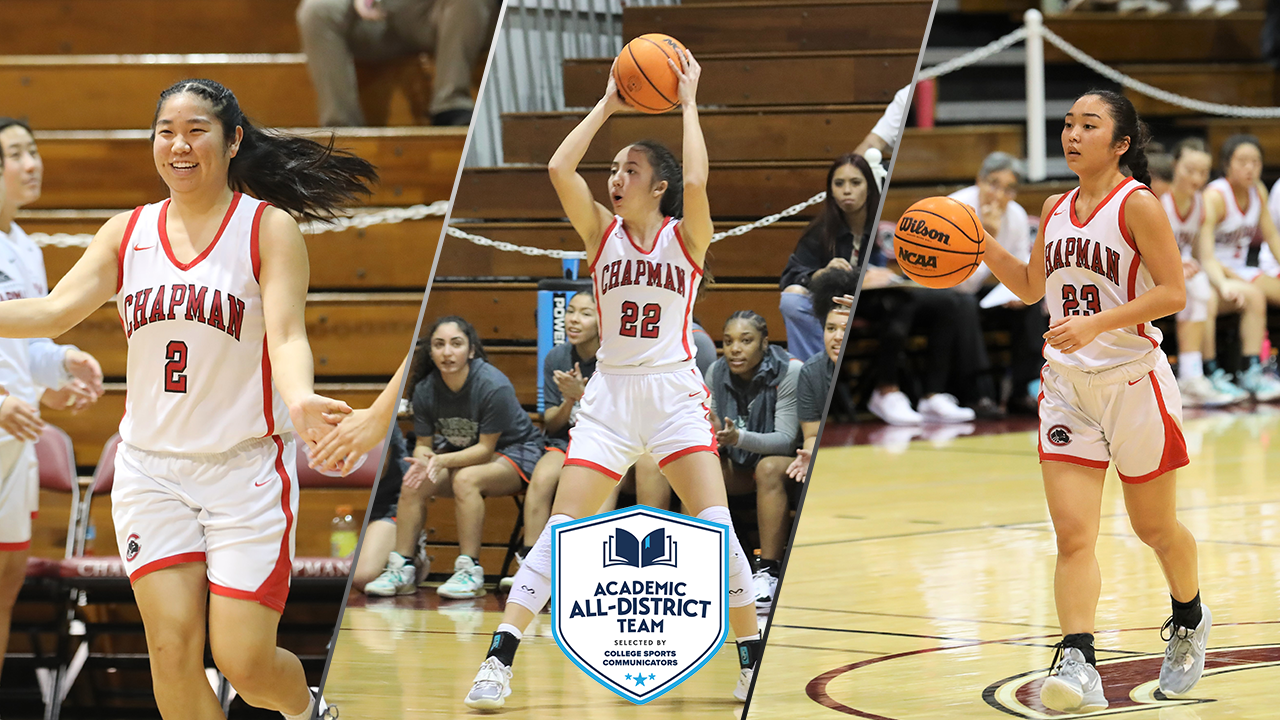 Sammie Inana, Zoe Zurasky and Katie Kubo were name to the College of Sports Communicators Academic All-District Team.