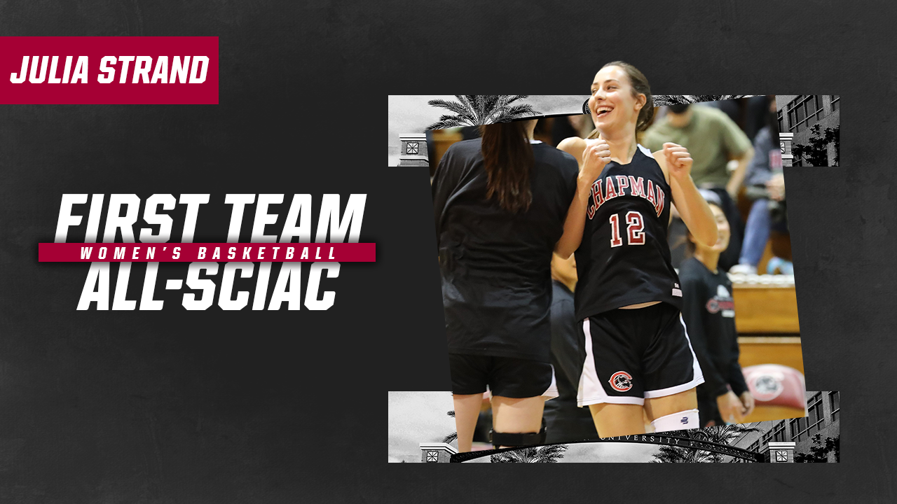 Julia Strand was named First Team All-SCIAC