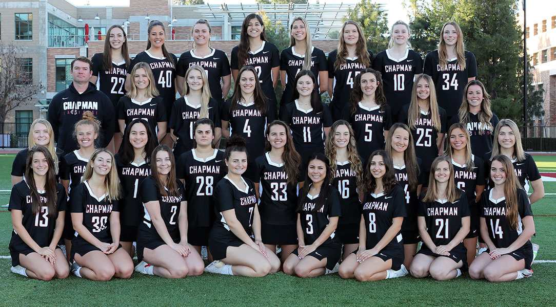 Women's lacrosse team photo.