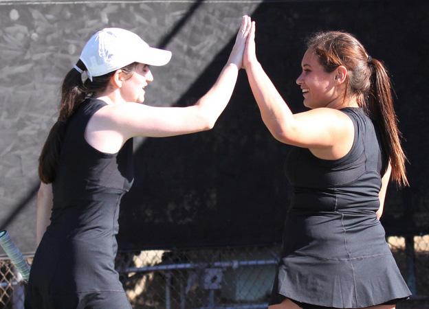 Genna Ford and Madison Mathis (Photo by Larry Newman)