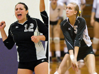 Kate Ferrin (left) and Alyssa Swatek
