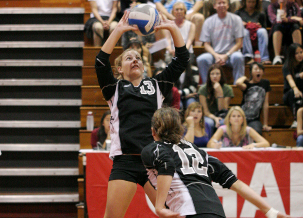 Corrine Ostrovsky and Kate Ferrin (photo by Larry Newman)