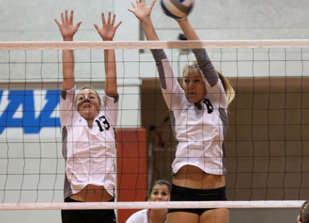 Corrine Ostrovsky (left) and Val Geiger (photo by Larry Newman)