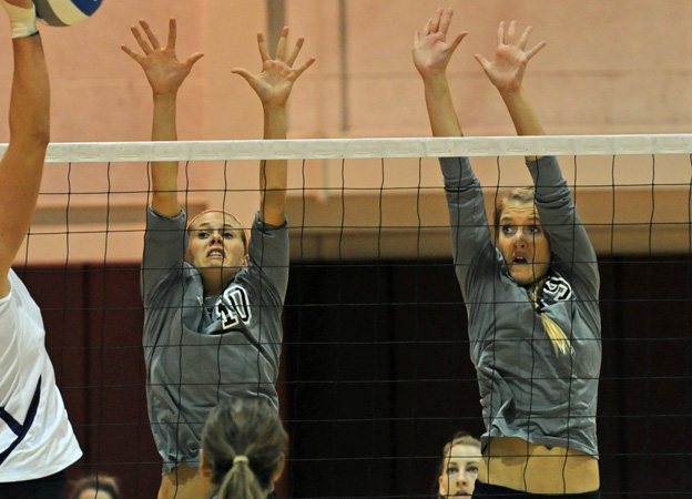 McKenna Roice (left) and Val Geiger (photo by Todd Buckendorf)