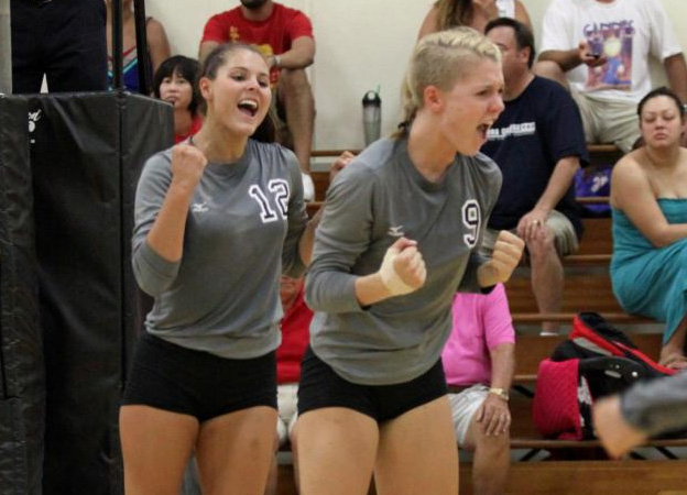 Halle Erdahl (left) and Val Geiger (Larry Newman Photography)