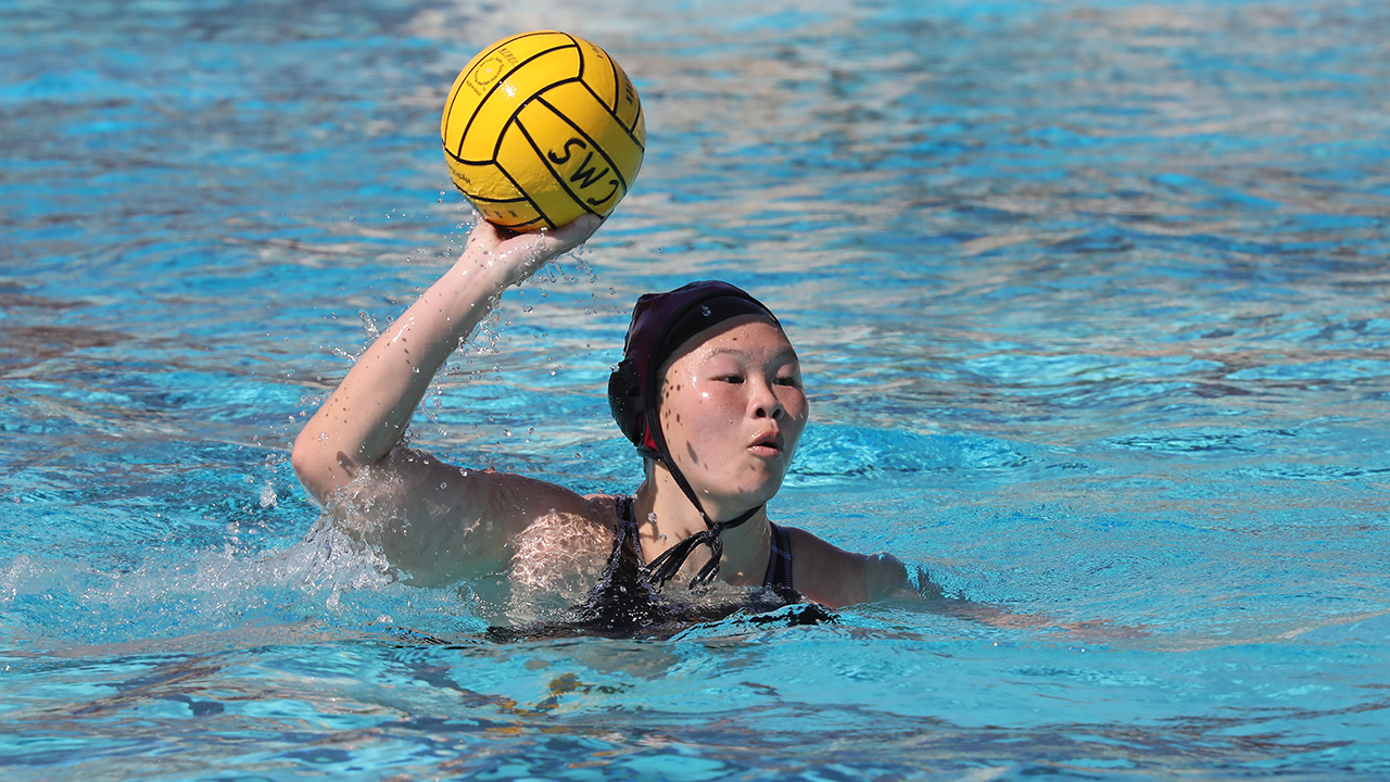 Camille Chiang looks to shoot the ball